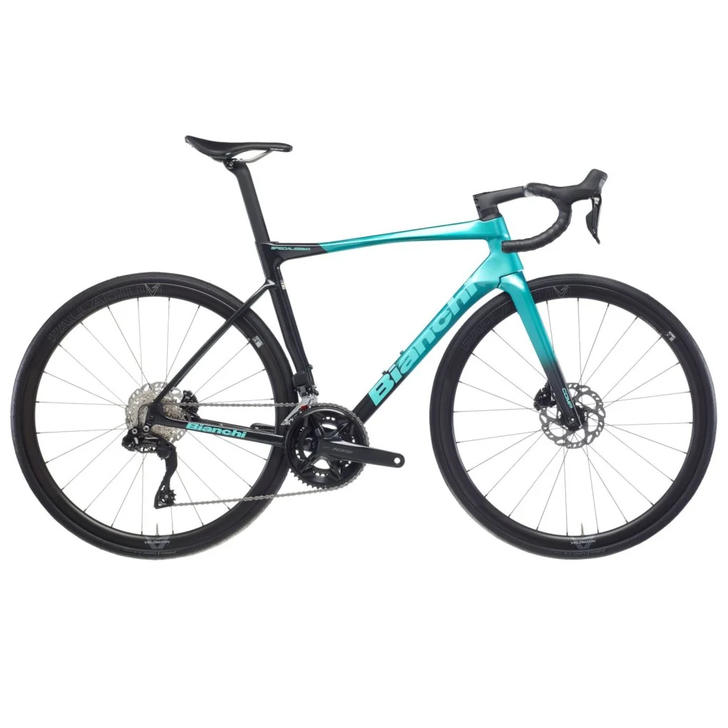 Bianchi SPECIALISSIMA COMP 105 Di2 Carbon Rennrad graphite/metallic celeste / ck16 full glossy