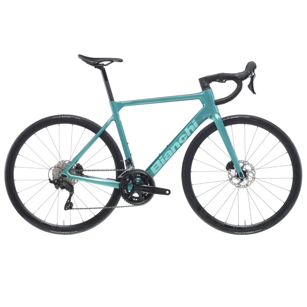 Bianchi SPRINT 105 Di2 Carbon Rennrad celeste metallic / ck16 full glossy