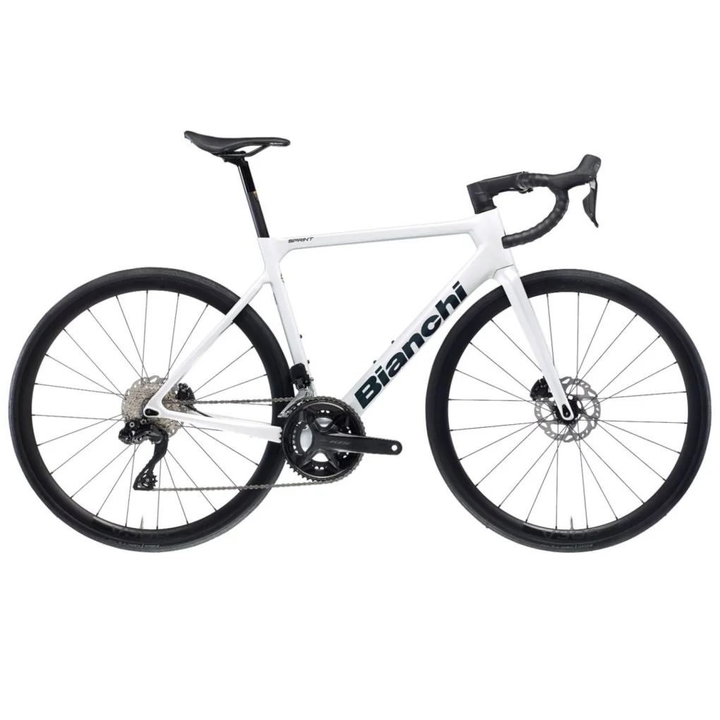 Bianchi SPRINT 105 Di2 Carbon Rennrad white / copper full glossy