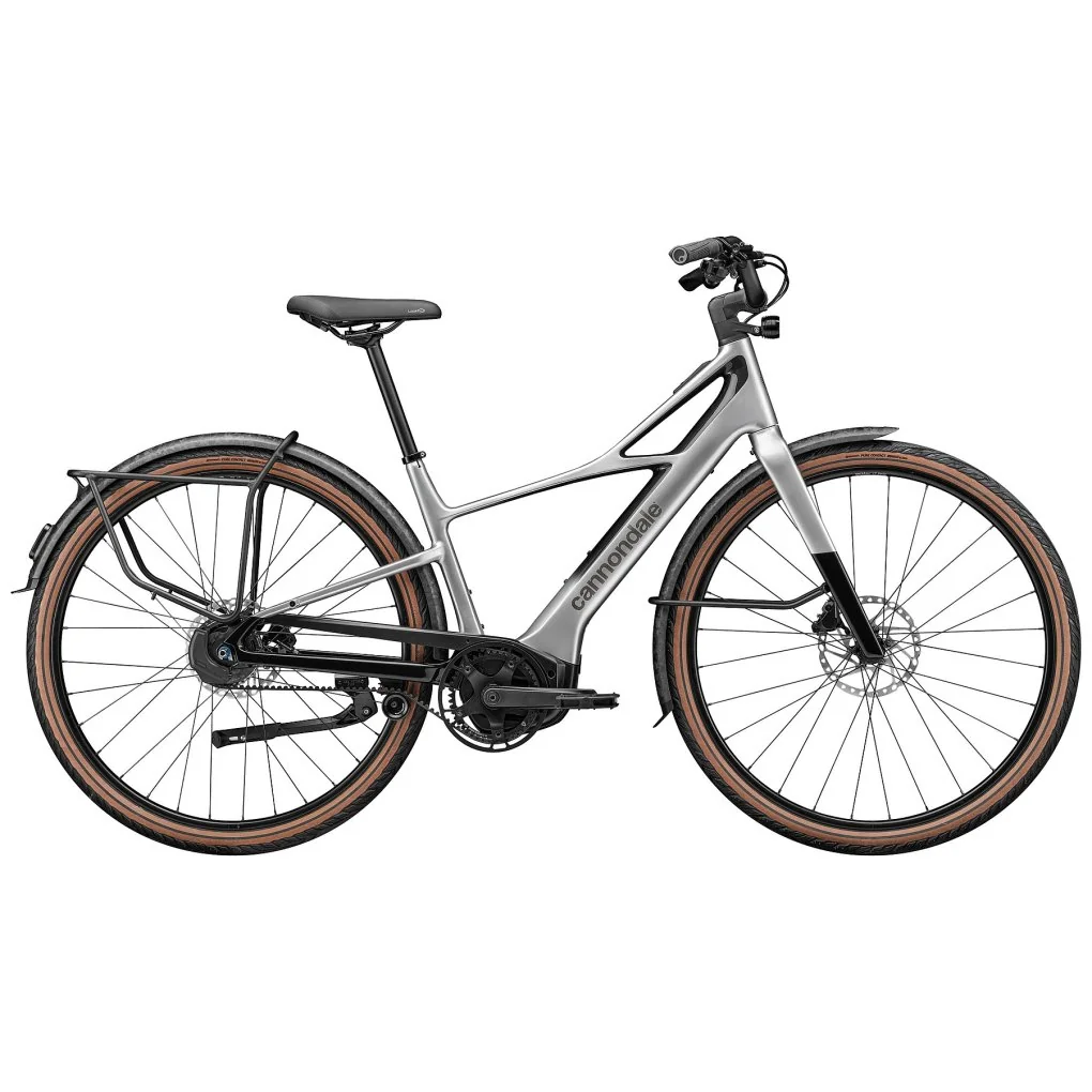 Cannondale FLYING V 1 – 28″ Carbon City E-Bike – 2026 – silber