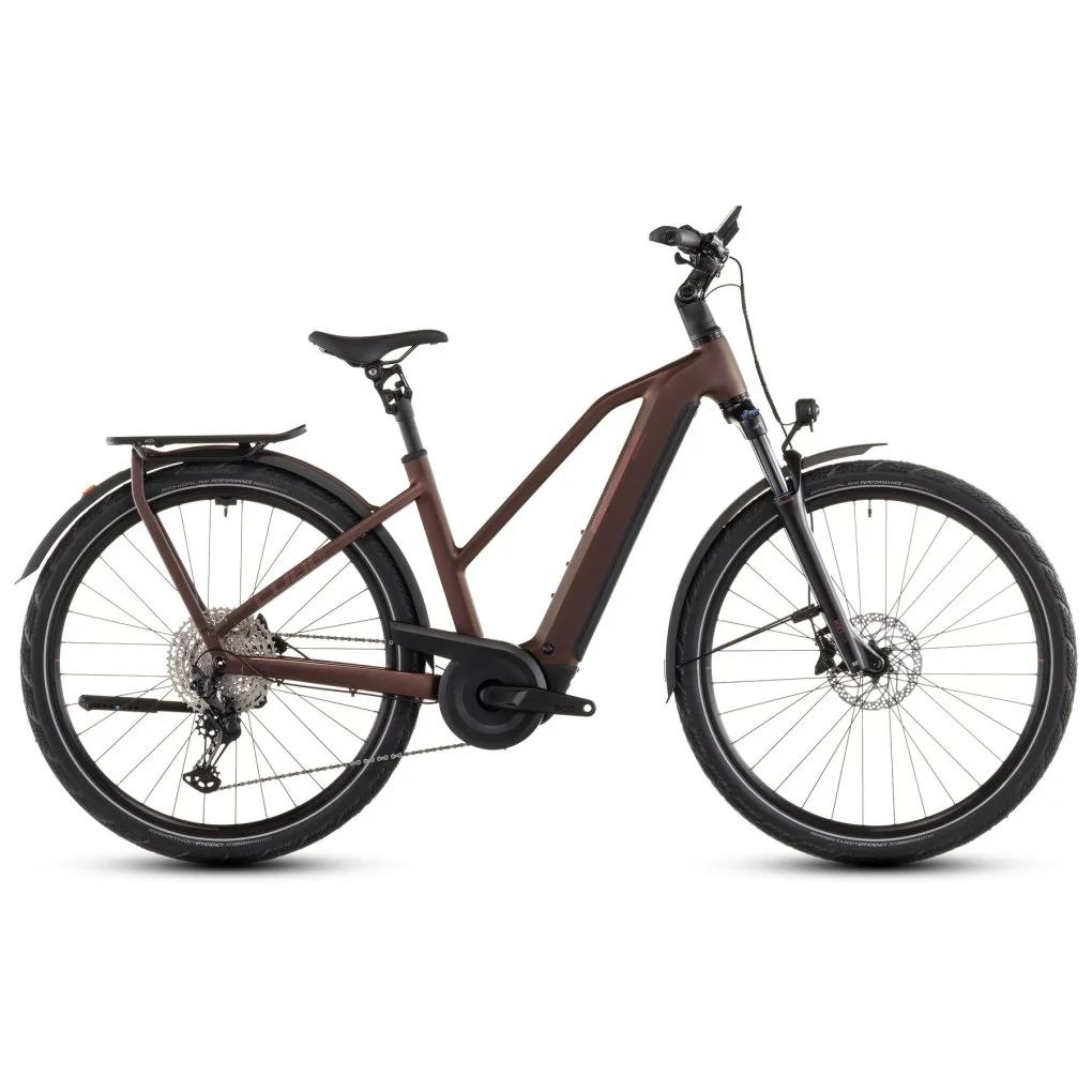 CUBE KATHMANDU HYBRID Pro 800 – Trapeze – Trekking E-Bike – 2026 – sunglow / chrome