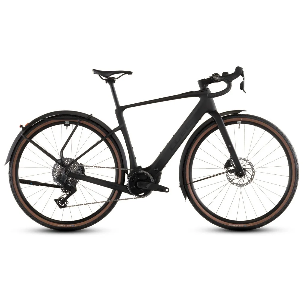 Cube Nuroad Hybrid C:62 EXC 400X FE 2026 blackline – Carbon Gravel E-Bike
