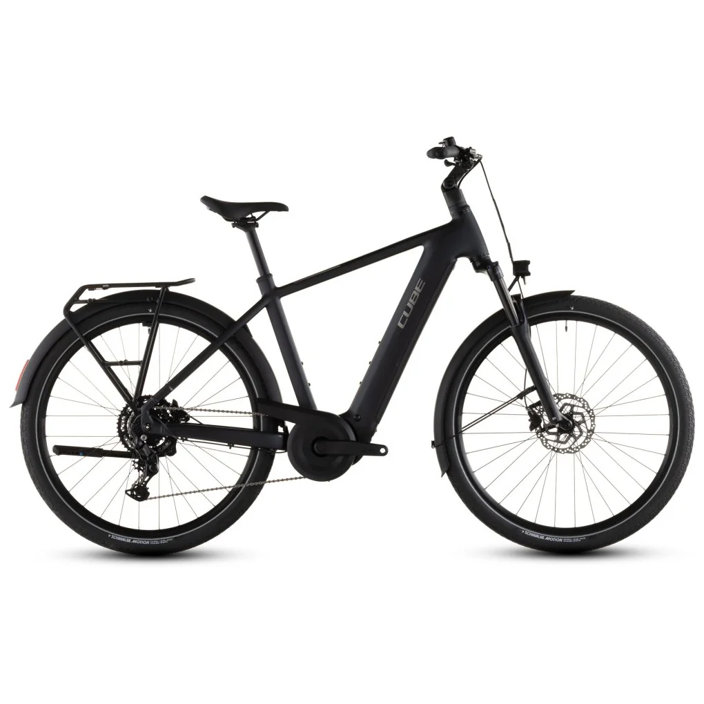 CUBE TOURING HYBRID ONE 600 – Trekking E-Bike – 2026 – coal / chrome
