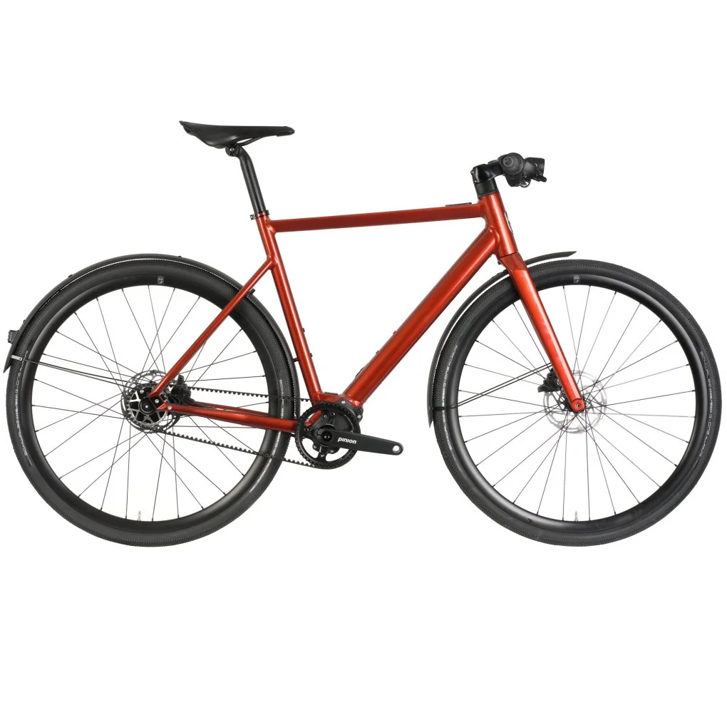 Desiknio DOPAMINE X20 – 1.9 Pinion – City E-Bike – 2025 – Carbon Gabel – Granada Red