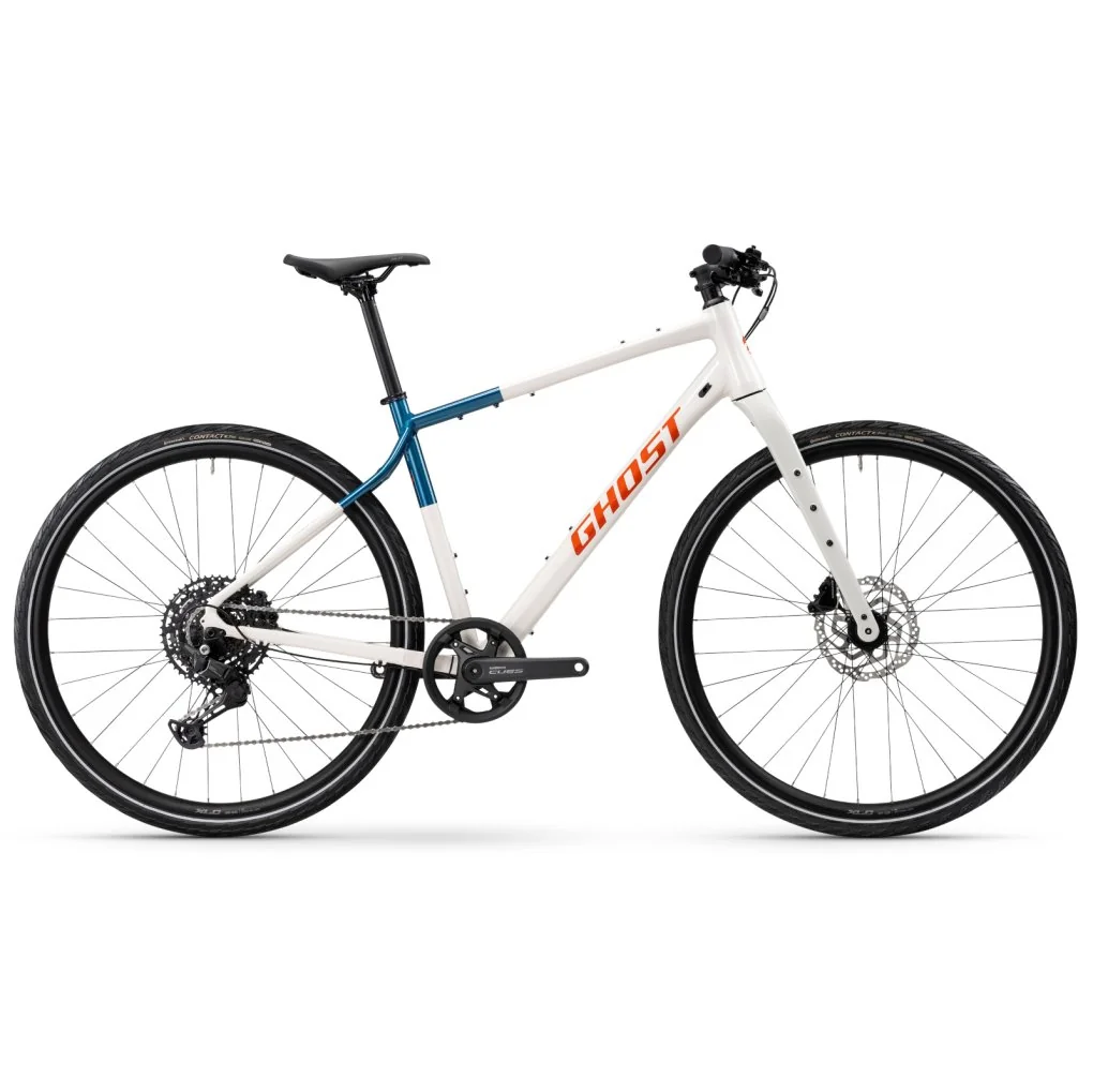 Ghost URBAN ASKET – City Bike – 2026 – white / deep sea blue glossy