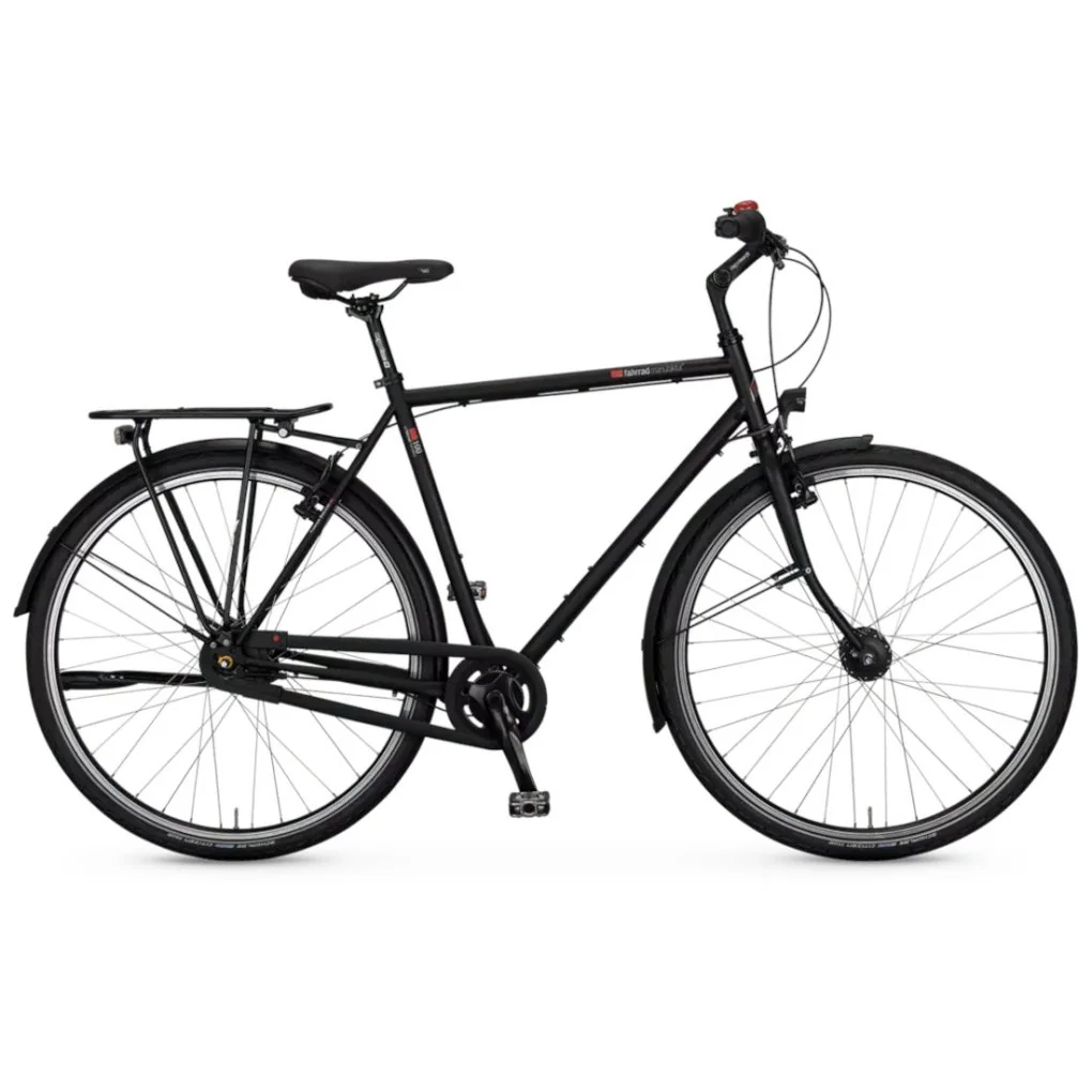 vsf fahrradmanufaktur T-100 Nexus – Herren Stadtrad – 2026 – ebony matt